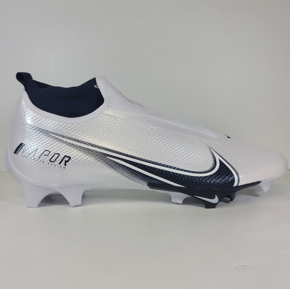 Nike Vapor 360 Edge Pro Football Cleats White Navy CV6345-102 Men’s Size 16 - Picture 4 of 11